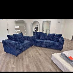 New Sofa + Loveseat Set 