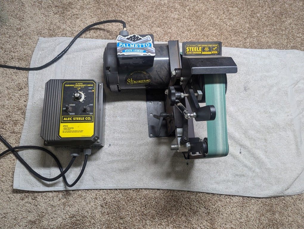 Knife Making Belt Grinder- Alec Steele