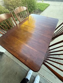 Table with four chairs