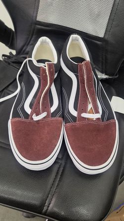 Vans Men's Old Skool Color Block Shoes - Black / Brown Size 11.5