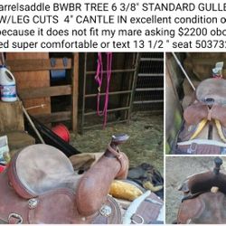 Barrel Horse Saddle 