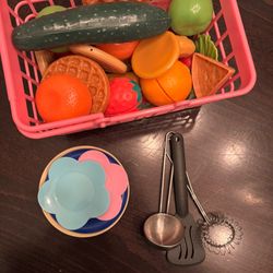 Play Kitchen Utensils And Food