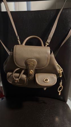 Brand New Coach Mini Backpack Small
