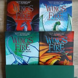 4 NEW Wings Of Fire Popular Graphic Novel Book Comics Style Kids Youth Storybook Story 