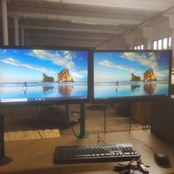 COMPUTER SET SPECIAL WITH 2 MONITORS