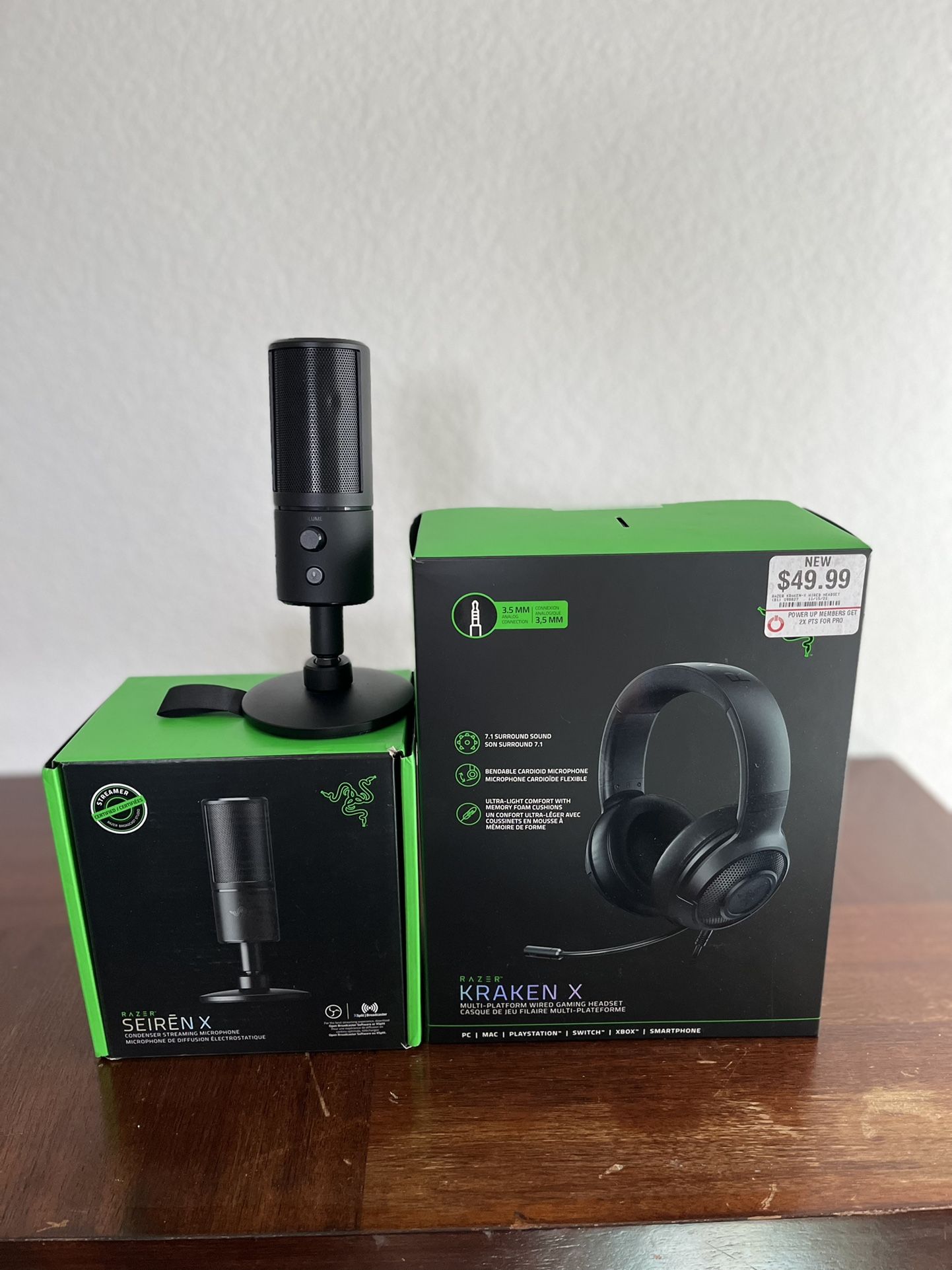 Headphone And Mic Set
