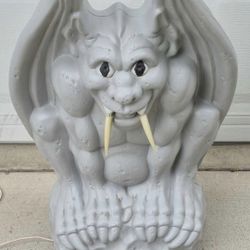 Vintage EMPIRE Halloween Lighted Blow Mold Gargoyle Monster 

28"