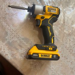Dewalt 20v Impact Drill +battery & Charger 