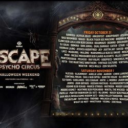 Escape ticket (Saturday Wristband Only)
