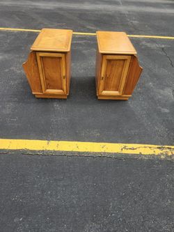 Matching Oak End Tables