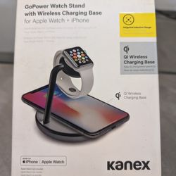 Kanex GoPower Watch Stand With Wireless Charging Base For Apple Watch + iPhone