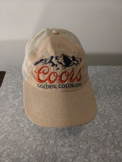 COORS BANQUET BEIGE CORDUROY  SNAPBACK  HAT