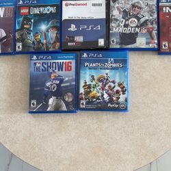 PS4 video game lot