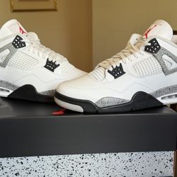 Size 13M - Air Jordan 4 Retro OG “White Cement”