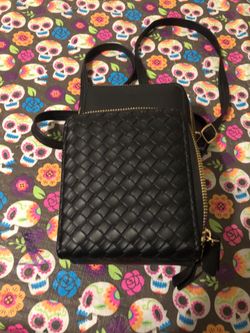 Black Accordion Style Black Purse