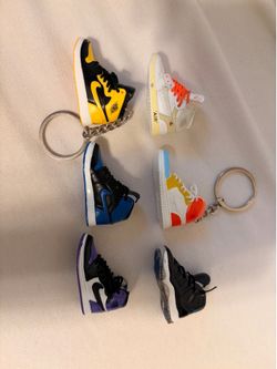 Mini shoe key chains