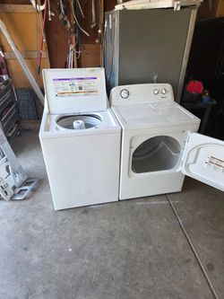 Amana washer and electric dryer Large Capacity