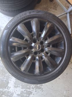 Mini Rims and tires (each$110)