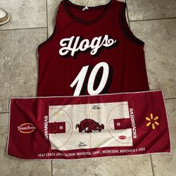One Size Razorbacks Basketball Jersey