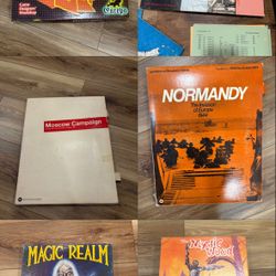 Vintage Board Games Strategy Fantasy War 