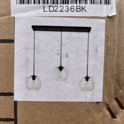 Light Fixture 3 Hanging Globes