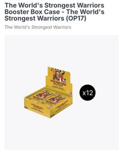 WTB OP17 Cases/Boxes 90%