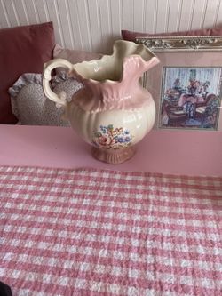 Floral Pitcher Vase-Florero