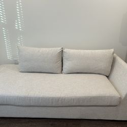 Fabric cream/off white sofa Lounge