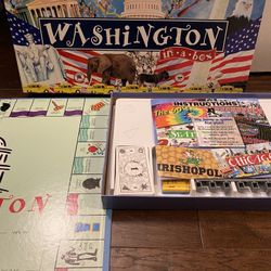 Vintage Washington in a box board game