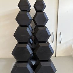 Brand New Set Of 150 Lbs Dumbbells 