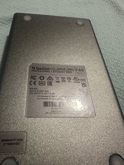 SanDisk G-Drive Pro 8tb  / 7.68 External NVME