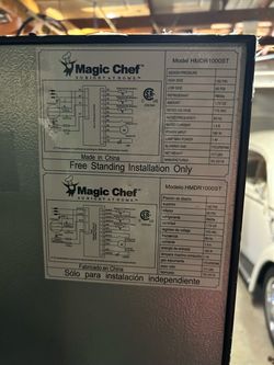 Magic Chef 10.1 Cu. Ft. Stainless Steel Refrigerator – Works Great!