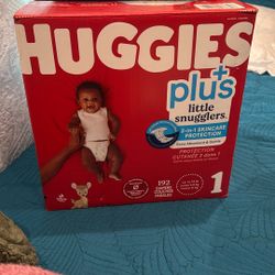 Open Box Of Huggies Diaper Size 1 