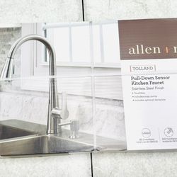 Allen+Roth Tolland Pull Down Touchless Sensor Kitchen Faucet