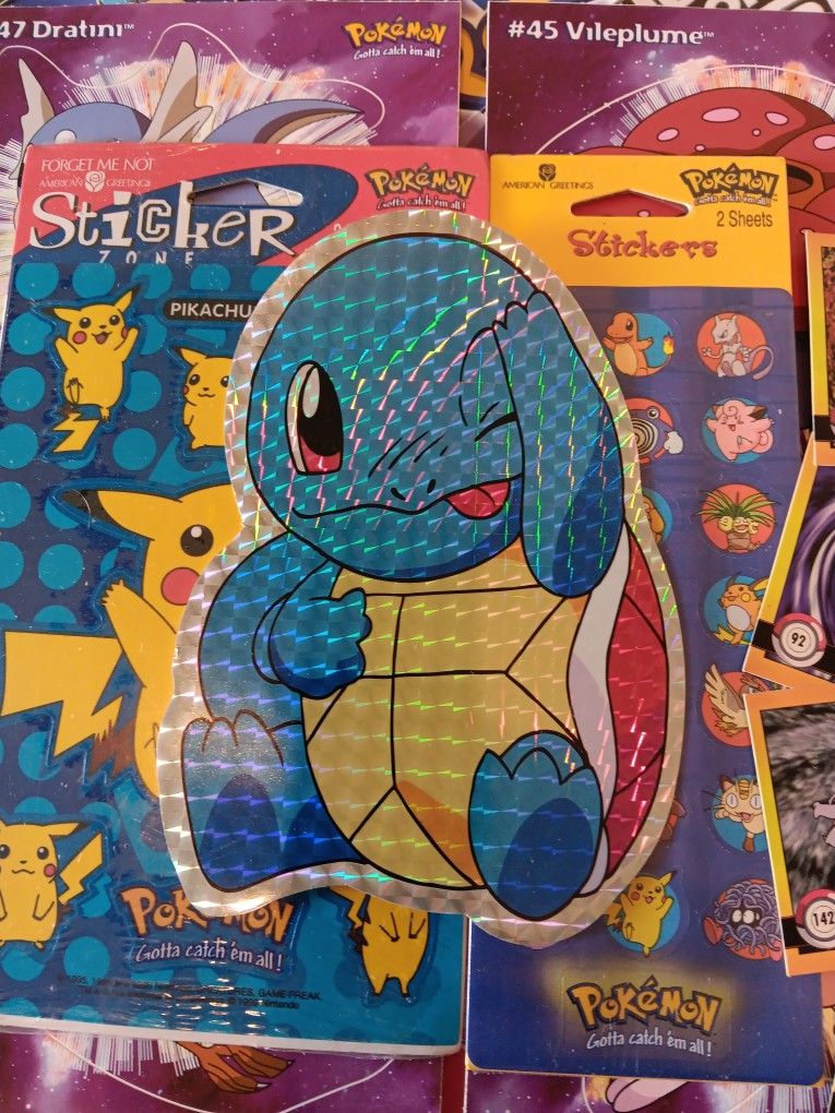 PokeMon Vintage Collectables 1995 til 2001