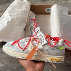 Offwhite Nike Dunk Low Lot 6