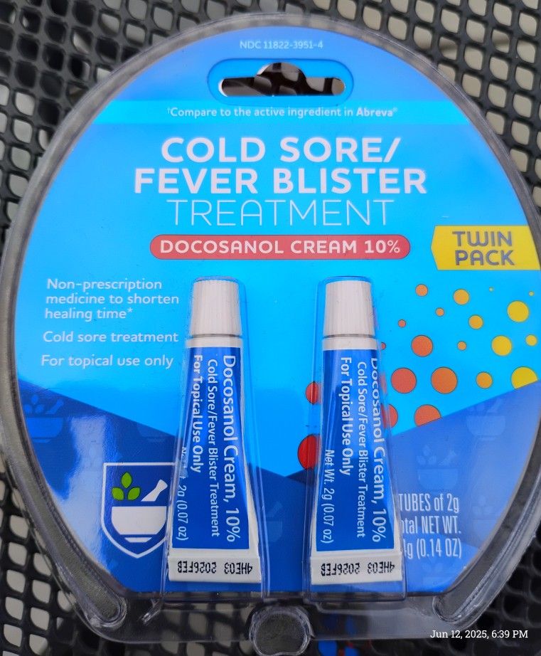 Cold Sore/ Fever Blister Treatment 2 Pack