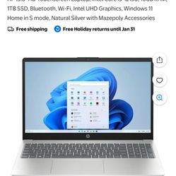  (Trade For Good Electric Scooter) HP Touchscreen Laptop 15.6” Screen