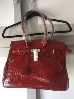 Deep Red Handbag