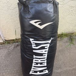 Heavy Everlast Punching Bag – Like New! 