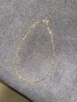 gold necklace