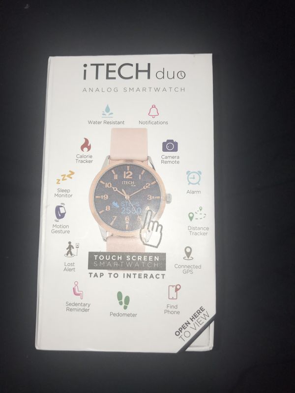 ITECH DUO ANALOG SMARTWATCH (rose gold/silver). for Sale in Puyallup