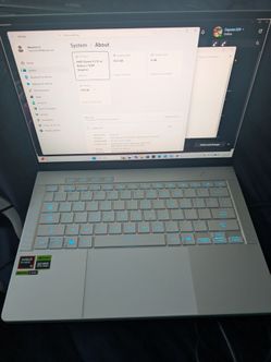Asus ROG G14 zephyrus with Ryzen 9 270 4.0ghz, 16gb of ram, 1tb SSD with rtx 5060 8gb