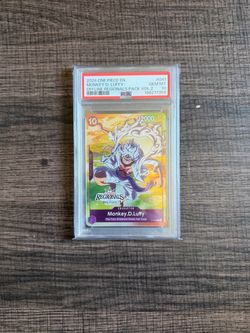 2024 One Piece EN Monkey D. Luffy #041 Offline Regionals Pack Vol.2 PSA 10 Gem Mint