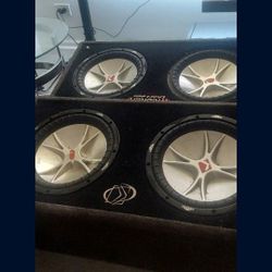 (2)  12 Inch Kicker 4ohm 
