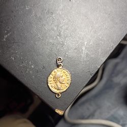 Gold Coin Pendant 
