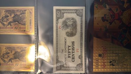 Japanese note collectible
