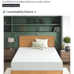 Full Size ZINUS 10-Inch Green Tea Memory Foam Mattress