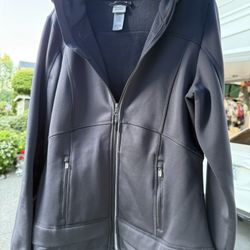 Women’s Gray Athletic Fleece Lined Jacket 