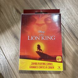 LION  KING  Jumbo Playing Cards 9 leftn